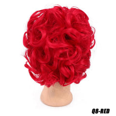 Curly Bun Extension Combs Synthetic Hair Bun for Women Updo Hairpiece