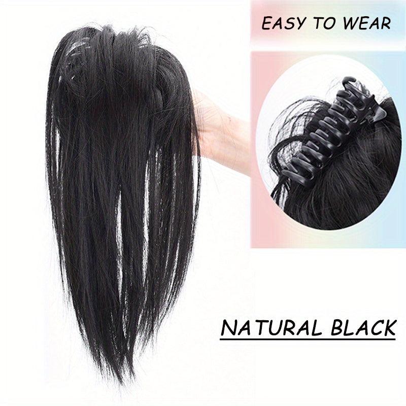 Long Curly Wavy Ponytail Extensions Synthetic Clip In Hair Extensions