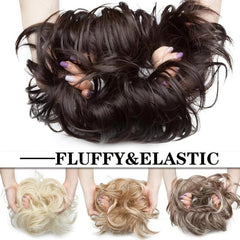 Synthetic Hair Buns - Messy Bun Extensions - Donut Bun Scrunchie