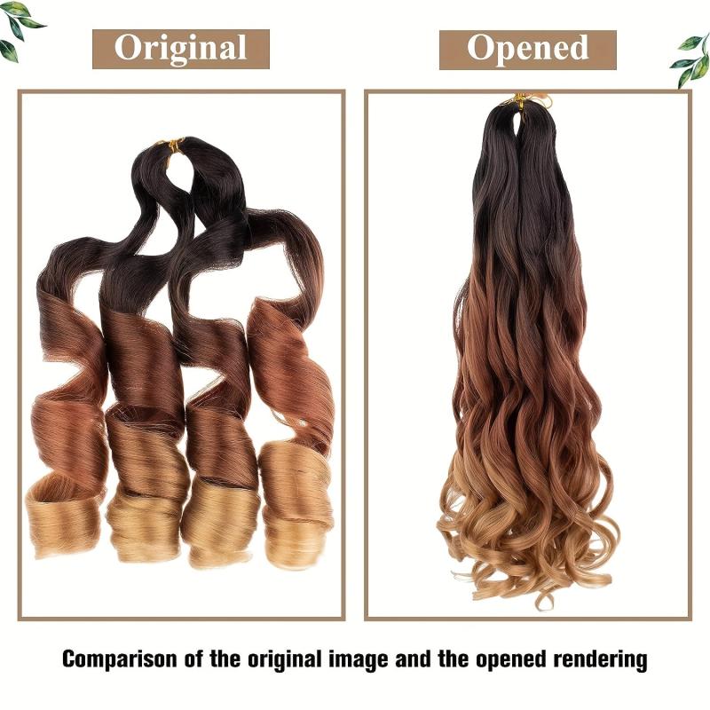 French Curl Braiding Hair 66cm Loose Wave For Box Braids