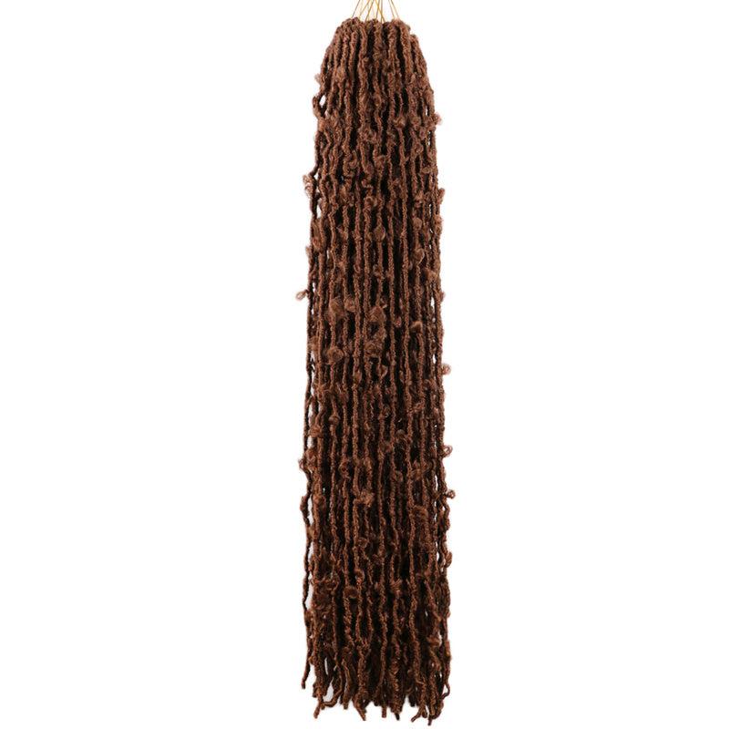 Long Butterfly Locks Braids Synthetic Crochet Hair Extensions