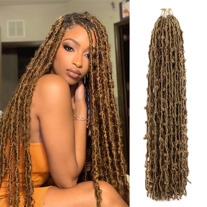 Long Butterfly Locks Braids Synthetic Crochet Hair Extensions