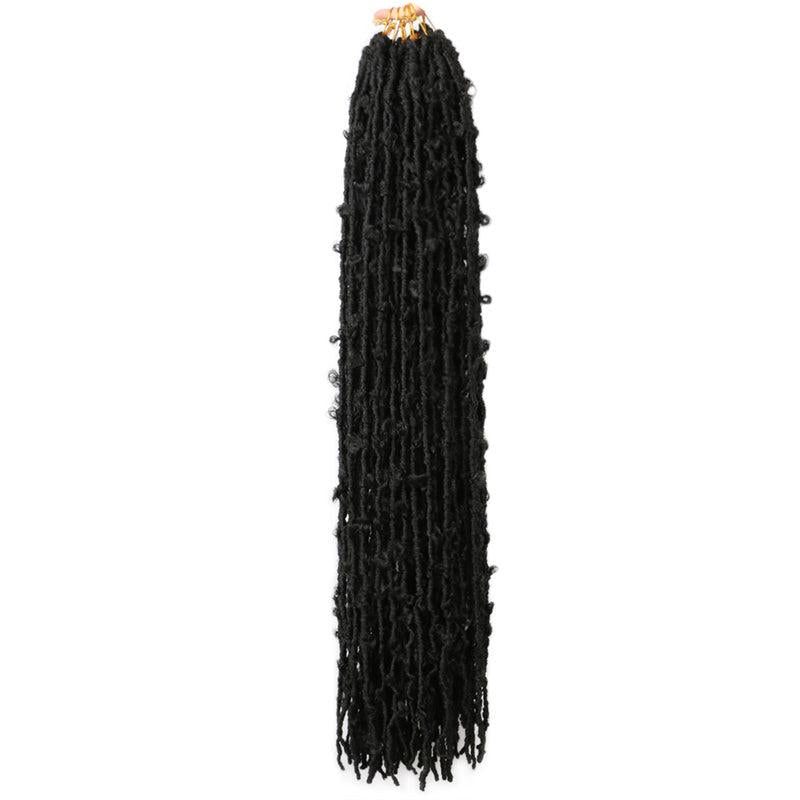 Long Butterfly Locks Braids Synthetic Crochet Hair Extensions