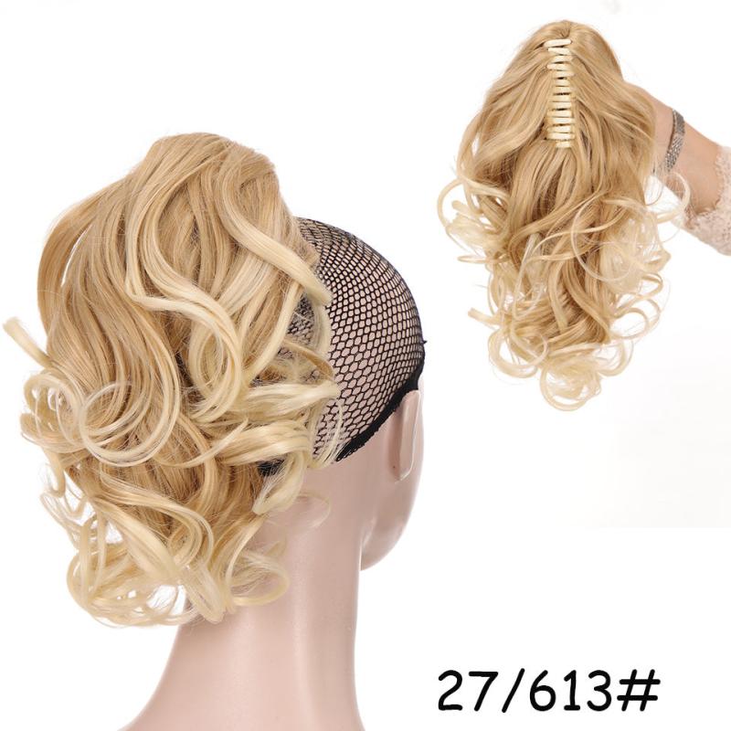 Short Curly Claw Clip Ponytail Hair Extension