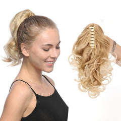 Short Curly Claw Clip Ponytail Hair Extension