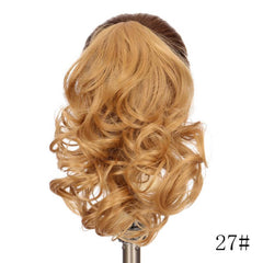Short Curly Claw Clip Ponytail Hair Extension