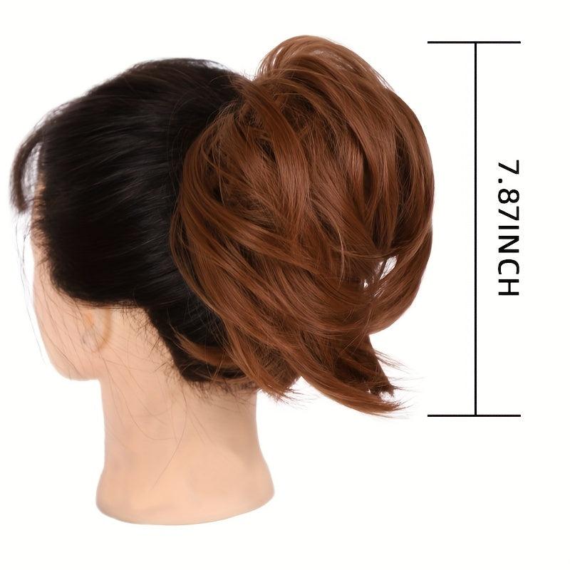 Messy Curly Chignon Ponytail Extensions