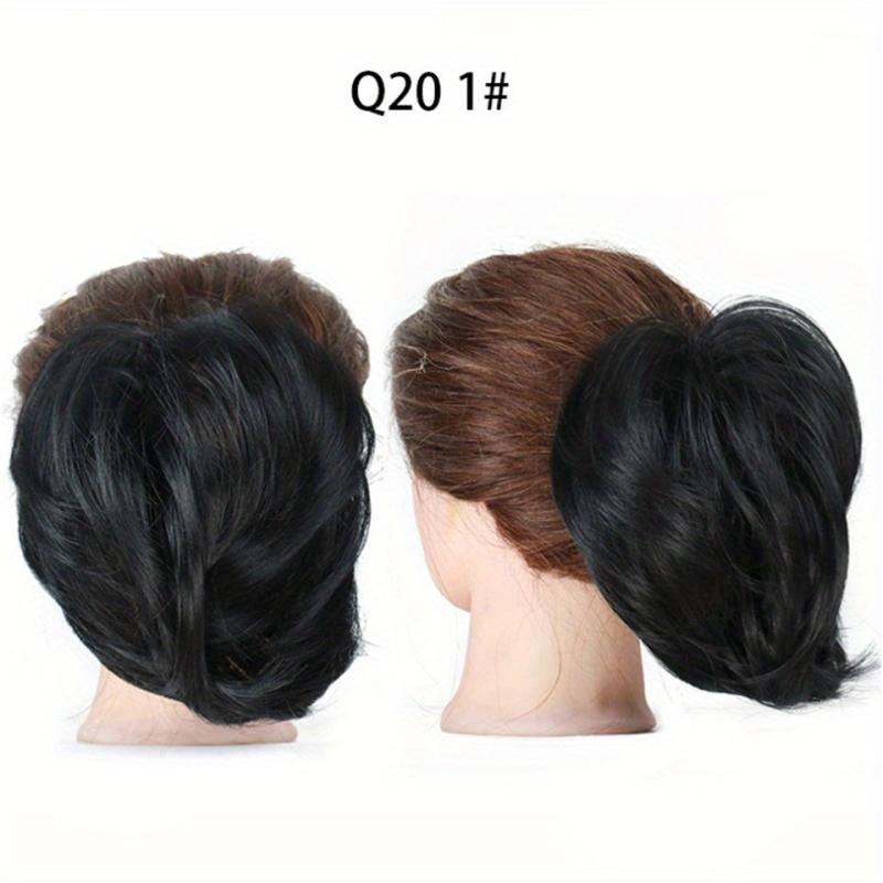 Messy Curly Chignon Ponytail Extensions