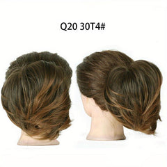Messy Curly Chignon Ponytail Extensions