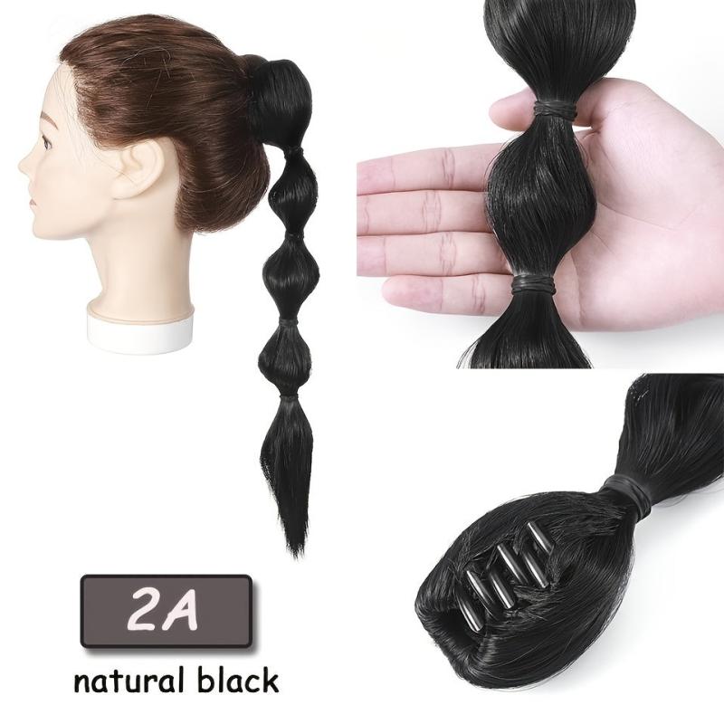 Natural Long Braided Synthetic Ponytail Hair Extension 72 Cm