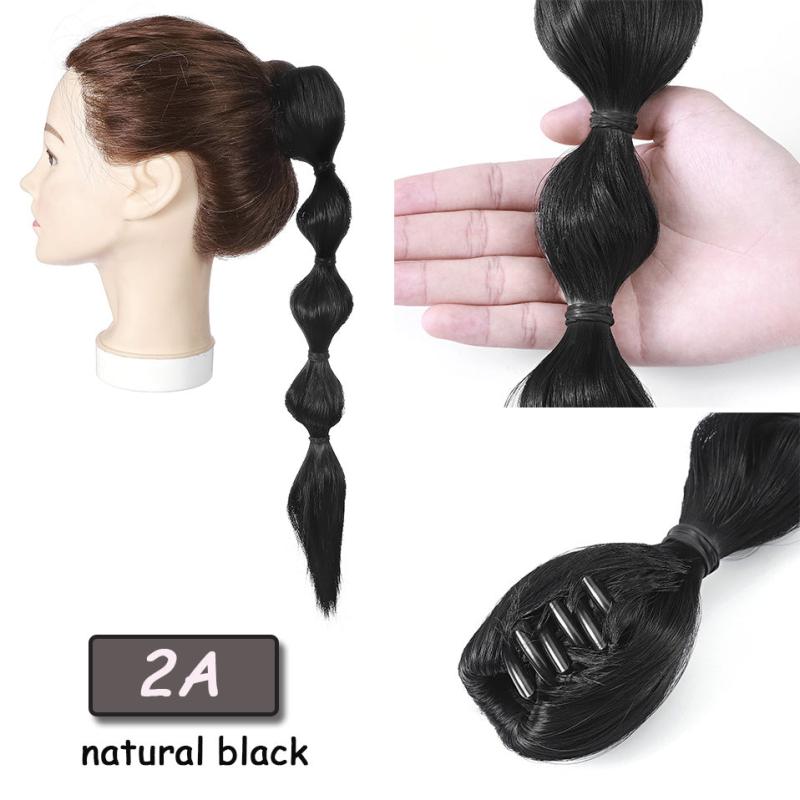 Natural Long Braided Synthetic Ponytail Hair Extension 72 Cm