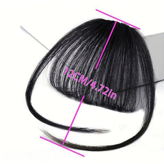 Invisible Air Bangs with Sidebuns Hair Extensions