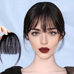 Invisible Air Bangs with Sidebuns Hair Extensions