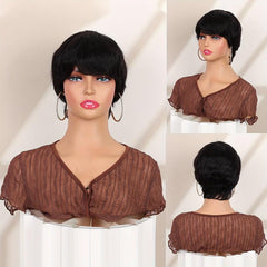 Virgin Brazilian Straight Hair Wig 150 Density
