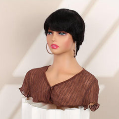 Virgin Brazilian Straight Hair Wig 150 Density