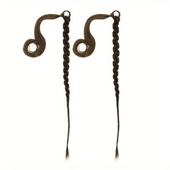 66 cm Long Twist Braid Ponytail Extensions with Hair Tie
