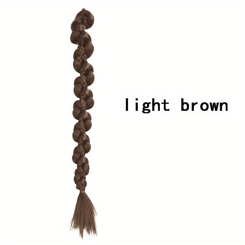 50 8 Cm Double Ponytail Braid Extensions Y2K Twist Braided Hair Extensions