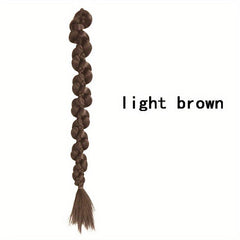 50 8 Cm Double Ponytail Braid Extensions Y2K Twist Braided Hair Extensions