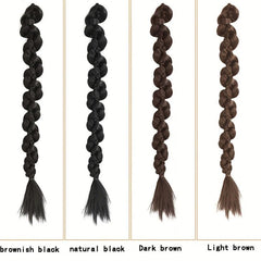 50 8 Cm Double Ponytail Braid Extensions Y2K Twist Braided Hair Extensions