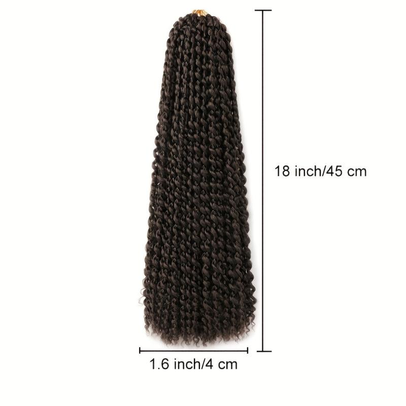 Passion Twist Hair 72cm Water Wave Crochet Goddess Hair