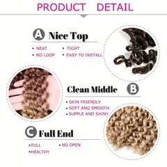 Passion Twist Hair 72cm Water Wave Crochet Goddess Hair