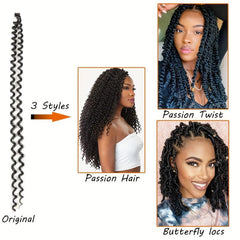 Passion Twist Hair 72cm Water Wave Crochet Goddess Hair
