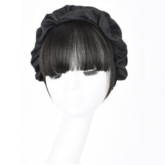 Synthetic Cloud Headband With Air Bangs Short Straight Synthetic Hair Bangs
