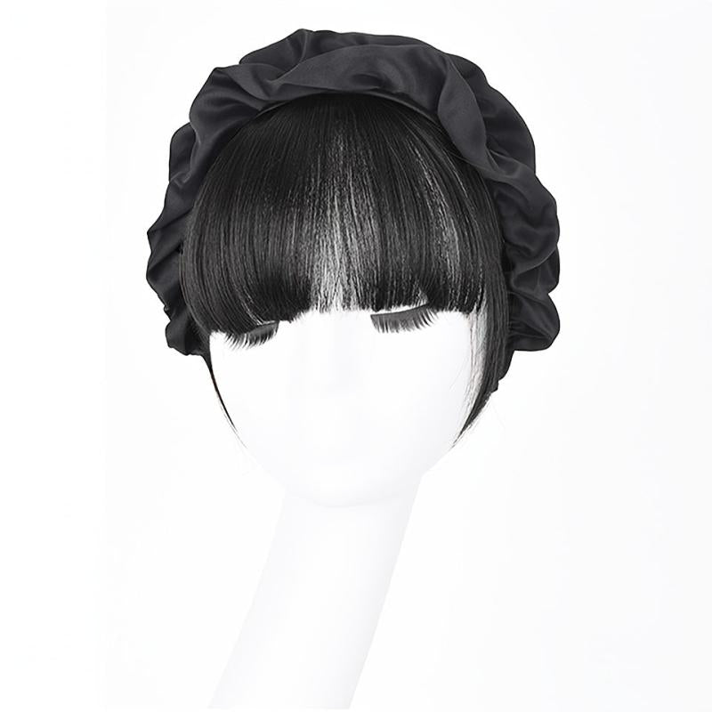 Synthetic Cloud Headband With Air Bangs Short Straight Synthetic Hair Bangs