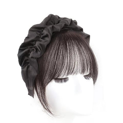 Synthetic Cloud Headband With Air Bangs Short Straight Synthetic Hair Bangs