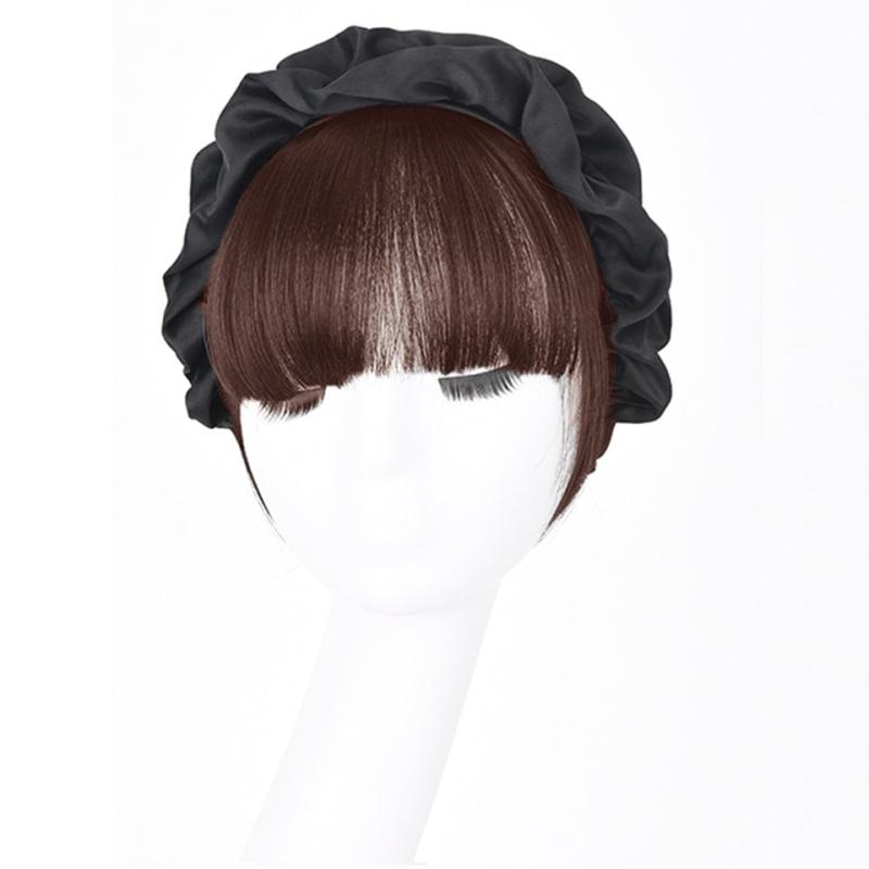 Synthetic Cloud Headband With Air Bangs Short Straight Synthetic Hair Bangs
