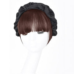 Synthetic Cloud Headband With Air Bangs Short Straight Synthetic Hair Bangs