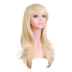 Long Curly Movie Cosplay Wig Synthetic Wig for Halloween Party