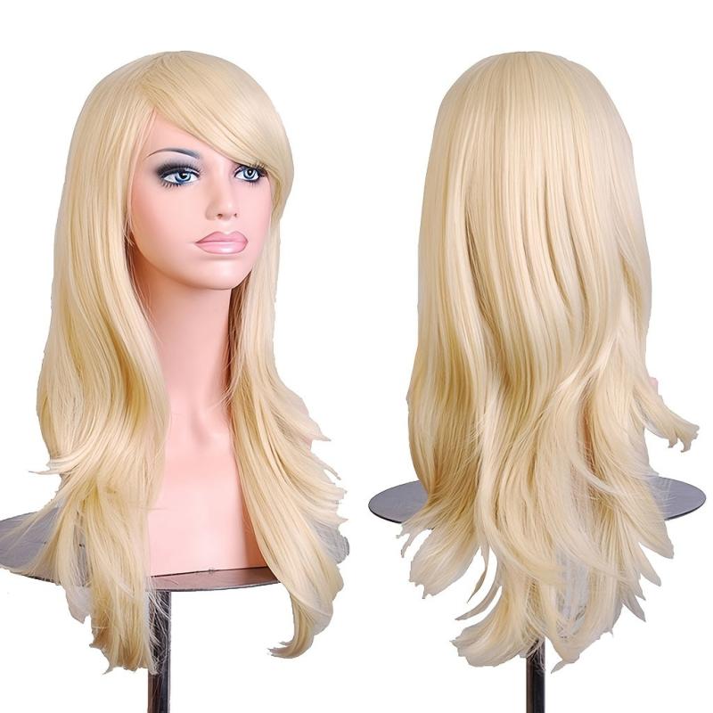Long Curly Movie Cosplay Wig Synthetic Wig for Halloween Party