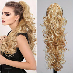 60 96 Cm Long Curly Wavy Claw Ponytail Extensions
