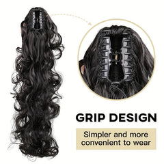 60 96 Cm Long Curly Wavy Claw Ponytail Extensions