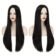 Long Straight Middle Partition Hair Wig Synthetic Cosplay Wig Pastel