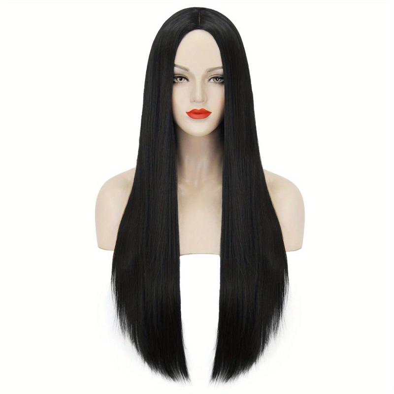 Long Straight Middle Partition Hair Wig Synthetic Cosplay Wig Pastel