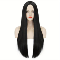 Long Straight Middle Partition Hair Wig Synthetic Cosplay Wig Pastel