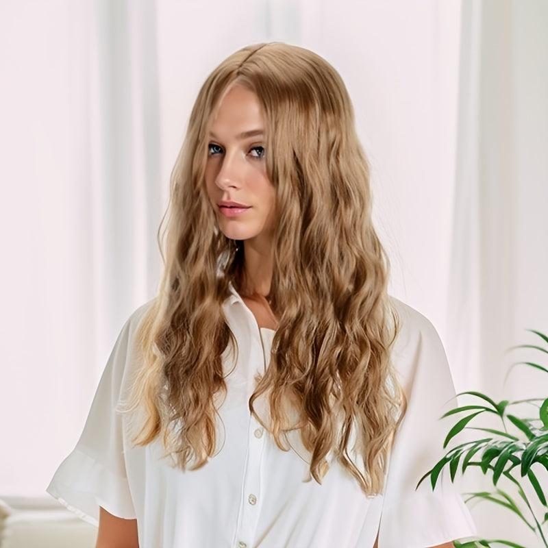 Long Curly Wavy Synthetic Wig Heat Resistant Natural Look