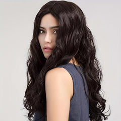 Long Curly Wavy Synthetic Wig Heat Resistant Natural Look