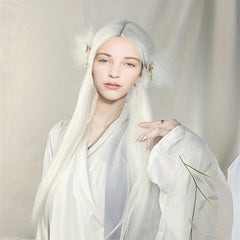 Anime Cosplay Wig Long Straight Hair Ancient Costume Hanfu Wig for Halloween