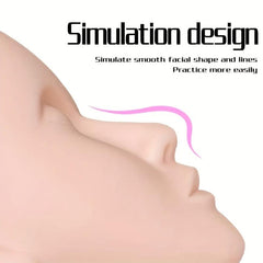 Facial Makeup Mannequin Head for Training