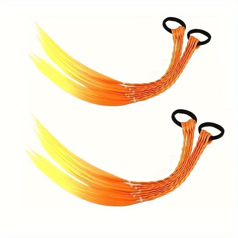 Colorful Wigs Beauty Hair Bands Headwear Twist Braid Rope Ponytail