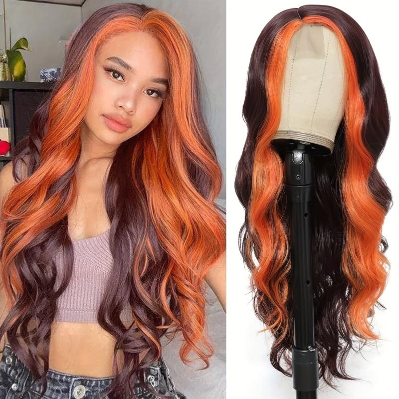 Long Curly Wavy Wig Synthetic Heat Resistant Natural Look Daily Use