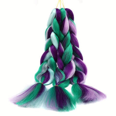 3 Pieces Jumbo Braid Synthetic Hair 24 Inch Gradient Kanekalon Extensions