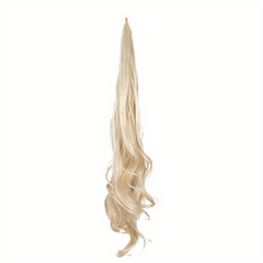 Curly Wavy Ponytail Extensions Synthetic Hair Natural Look Daily Use
