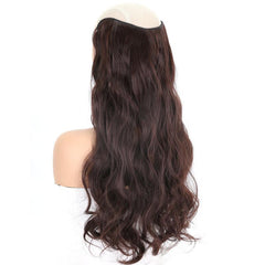 Wavy Curly Clip In Hair Extensions Natural Looking U Shaped Hair Extensions