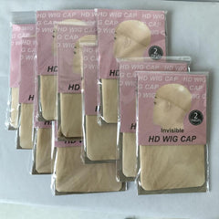 Invisible HD Lace Wig Caps - Ultra Thin Stocking Caps for Lace Front Wigs