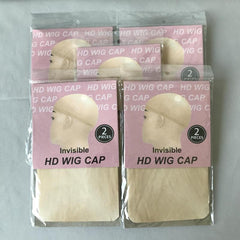 Invisible HD Lace Wig Caps - Ultra Thin Stocking Caps for Lace Front Wigs