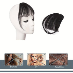 Clip In Air Bangs For Women 25.4 Cm Long